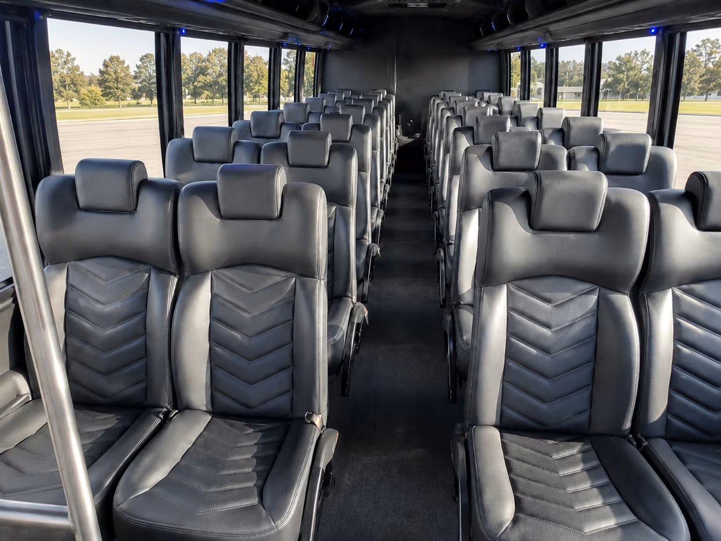 18 passenger minibus inside