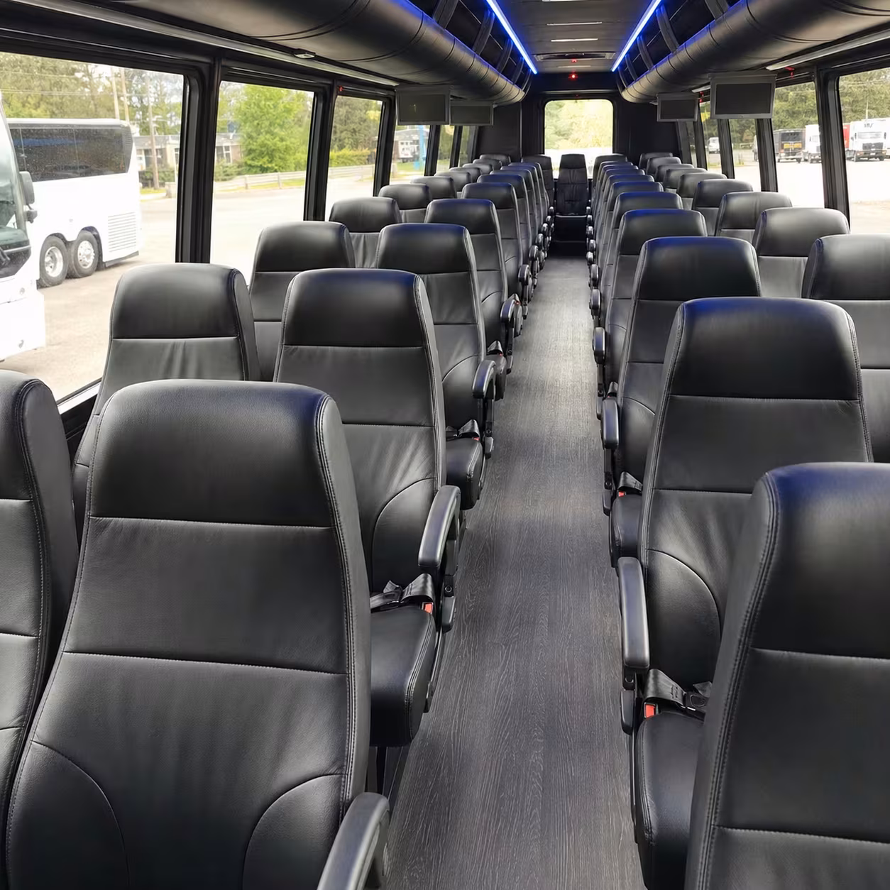 25 passenger minibus inside