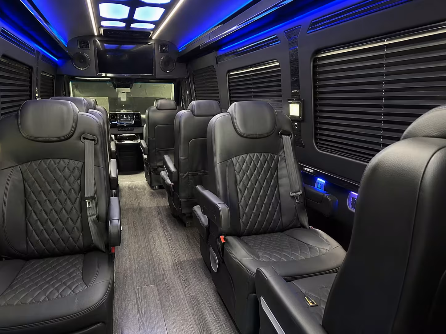 sprinter van with driver interior