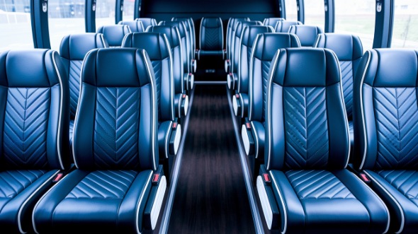 chandler 18 passenger minibus inside