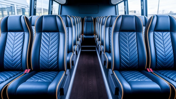 chandler 20 passenger minibus inside