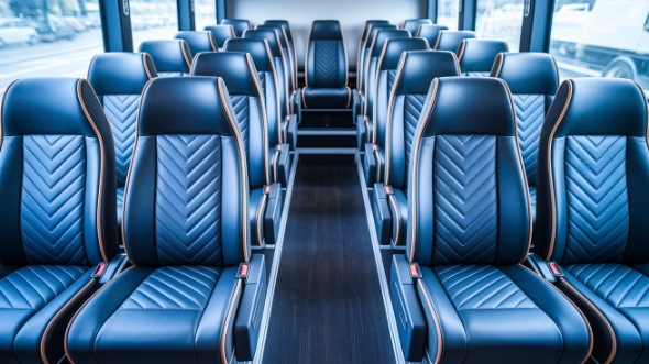 chandler 25 passenger minibus inside