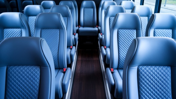 chandler 28 passenger minibus inside