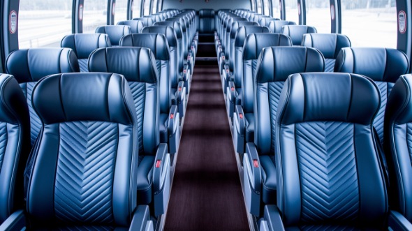 chandler 50 passenger charter bus inside