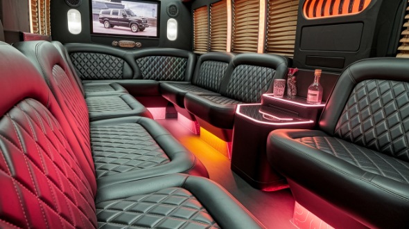 chandler party bus rental inside