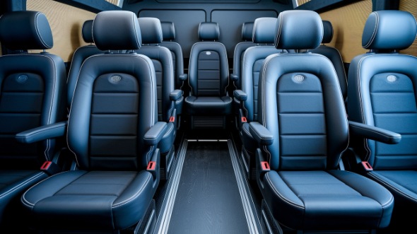 chandler sprinter van with driver inside